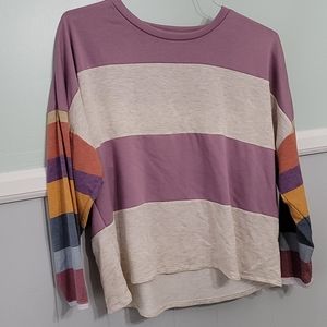 Multi colored stripe shirt